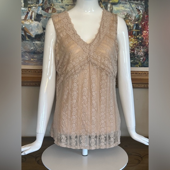 STRETCH LACE CAMISOLE - Picture 1 of 4